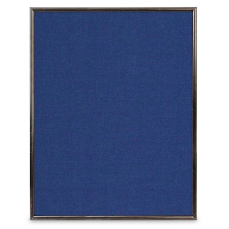United Visual Products Corkboard, Fabric, Brnz/Blk, 2 Door, 72x36" UV305-BRONZE-BLACK